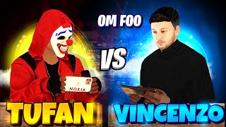 1v1 Vincenzo Vs Tufan FF [upl. by Yhtommit985]