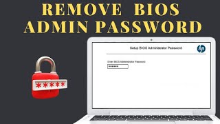 How to remove BIOS Administrator password from HP  BIOS Administrator Password Reset Bypass BIOS [upl. by Nylyrehc52]