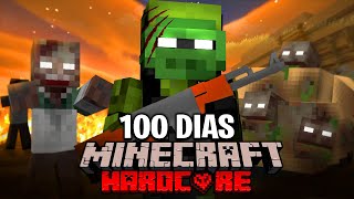 Sobreviví 100 Días en un Apocalipsis Zombie en Minecraft Esto es lo que Pasó [upl. by Brufsky]