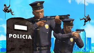 Jugando como POLICÍA en GTA 5 🚨 [upl. by Anitsugua90]