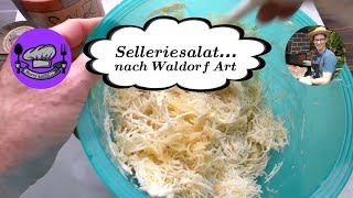 Selleriesalat fast Waldorfsalat [upl. by Nytsrik]