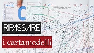 Come ripassare i cartamodelli del Burda  Un punto alla volta [upl. by Notpmah]