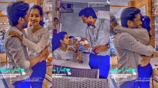 Kadhale kadhale song❣unexpected meet❣long distance love❣whatsapp status❣love status❣couple❣trending [upl. by Ziegler]