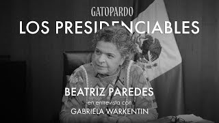 Beatriz Paredes en entrevista con Gabriela Warkentin para presidenciables [upl. by Brand]