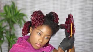 How I dye my natural hair at home no bleach featuring Sally Beauty Supply [upl. by Manno]