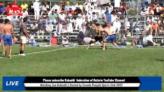 Live Ontario Kabaddi Federation Kabaddi Cub  Hosted by ONTARIO KABADDI SPORTS CLUB 2023 [upl. by Nishi]