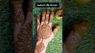 Instant dip hennainstantdiphenna instantmehndi hennatricknewtricktapetrickfingertapetrick [upl. by Ilaw575]