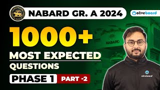 1000 Most Expected Questions  NABARD Gr A 2024 Phase 1  Part 2  NABARD Grade A Preparation [upl. by Genet]