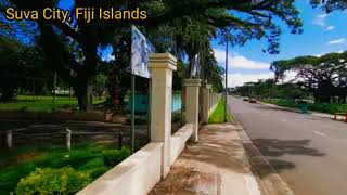 Albert Park Suva  Fiji Islands  Walking Tour [upl. by Llien]