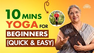 Quick amp Easy 10 min Yoga for beginners  The Yoga Institute [upl. by Lonier463]