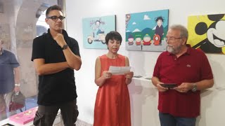 PORTOGRUARO 7092024 GRANDE MOSTRA AL FAIARTE DOMENICO CASTALDI DI STEFANIA MELIS [upl. by Aehcsrop]