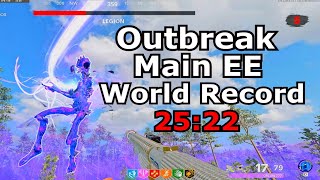 Outbreak Main Easter Egg Speed Run World Record 2522 legion boss [upl. by Kendal341]