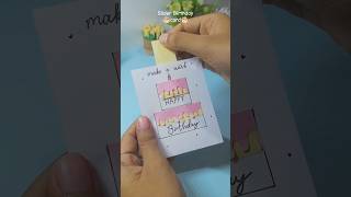 DIY slider birthday card🎂 diy art artandcraft [upl. by Eblehs]