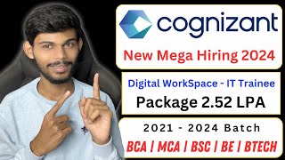 Cognizant Off Campus Drive 2024  Any Degree Any Batch  All Details [upl. by Hcirdeirf297]