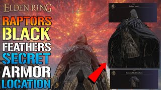 Elden Ring AMAZING SECRET ARMOR quotRaptors Black Feathersquot Increase Jump Attack Location amp Guide [upl. by Grochow]