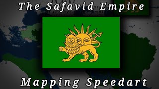 The Safavid Empire Mapping Speedart [upl. by Suilienroc]