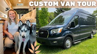 FULL TOUR of my NEW Ford Transit Camper Van 🚐 Professional Van Conversion by Drifter Vans [upl. by Ehtylb146]