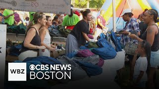 3000 Boston kids get new backpacks to start school year [upl. by Calandria]