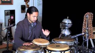 How to play congas Rudiment Series [upl. by Annaira]