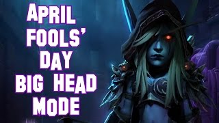 Heroes of the Storm  Big Head Mode  All Heroes  April Fools Day [upl. by Balf811]