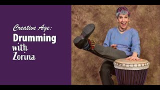 Creative Aging Drumming with Zorina [upl. by Vacla]