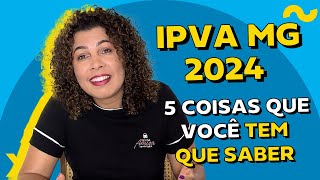 IPVA MG 2024 valores datas e formas de pagamento  ChamaoGringo [upl. by Sibyl]