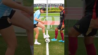 Speed Reaction Game Celine VS Telemans celinedept telemans football [upl. by Rhett]