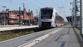 Gruß zurück  Ausfahrt einer RB35 nach Wolfsburg Hbf in Stendal  Unterwegs mit TrainspottingDE193 [upl. by Macfadyn999]