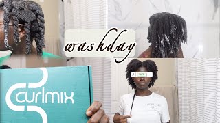 HAIR RESET post braids take down impressions of curlmix leavein 🫧 [upl. by Mindy]