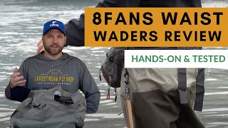 8Fans Breathable Waist Waders Review HandsOn amp Fished [upl. by Lillith]