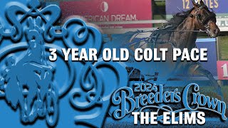 2024 Breeders Crown Elims  3CP [upl. by Doowyah81]