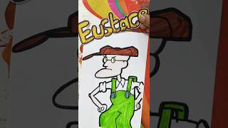 How tO Draw Eustace Courage the Cowardly Dog shorts shortsfeed [upl. by Dwinnell658]