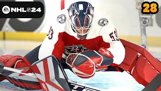 NHL 24 Goalie Be a Pro 28  quotRound 2 battlequot [upl. by German]