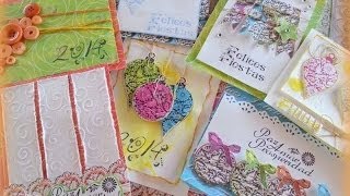 Como hacer tarjetas en Scrapbooking  Carolina Ghelfi [upl. by Annairdna]