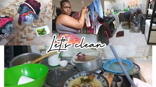 Vlogmas day 10 Laundry and kitchen  MaureenKunyu clean with me 2023 [upl. by Netfa7]