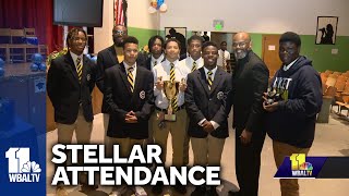 Mayor reveals first Baltimore school Attendance Challenge winner [upl. by Aiselad]