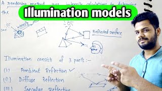 Illumination models in computer graphics  Ambient reflection in computer graphics  Lec41 [upl. by Omor17]