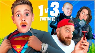 Our Son has a Mustache If He Loses He Shaves in Fortnite [upl. by Packston731]