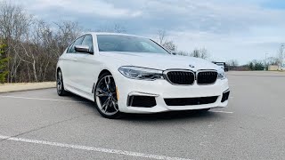 2019 BMW M550i Review  Startup Exhaust Indepth Tour [upl. by Bryn]