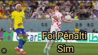 BRASIL ROUBAD FOI PÊNALTI SIM VEJA O VIDEO [upl. by Aklim230]