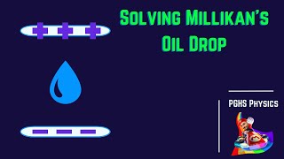 How to solve the Millikan Oil Drop experiment problem [upl. by Elletsirk]