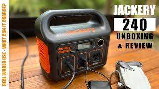 Jackery 240 Unboxing and Review  Real World Use  What Can It Charge [upl. by Gabie157]