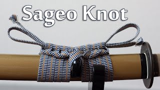 How to tie your Sageo  Step by Step Tutorial  Sageo Storage Knot [upl. by Haynes535]