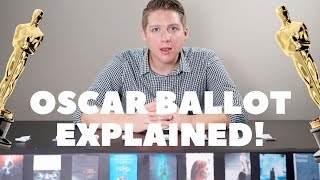 2018 OSCARS  Preferential Ballot Explained [upl. by Vadim990]