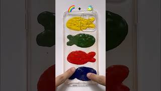 Rainbow Fish🌈🐠 satisfying fish rainbow oddlysatisfying art iphone rainbowcolors smash diy [upl. by Teraj]