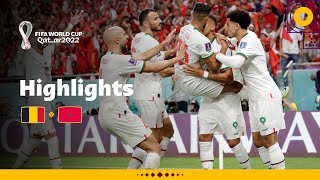 Famous win for The Atlas Lions  Belgium v Morocco  FIFA World Cup Qatar 2022 [upl. by Ciro]