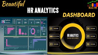 Power BI HR Analytics Dashboard 01 [upl. by Oremar]