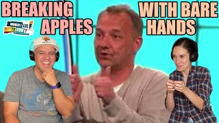 WILTY  Bob Mortimer Claims he can Break an Apple in Half with his Bare Hands REACTION [upl. by Thorstein740]