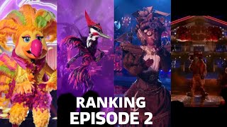 Ranking  Episode 2  The Masked Singer  Season 12 [upl. by Schulein]