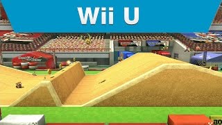 Wii U  Mario Kart 8 DLC Excitebike Arena [upl. by Nilahs]